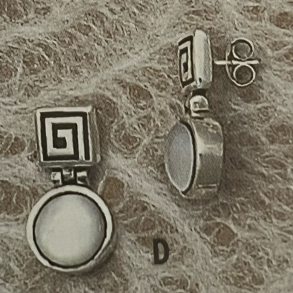 Silpada Mother of Pearl Drop Earrings